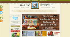 Desktop Screenshot of garlicfestival.com